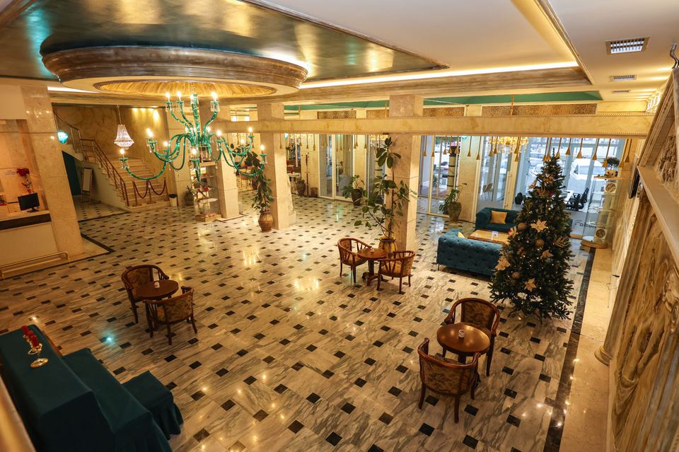 Family occasions in the lobby