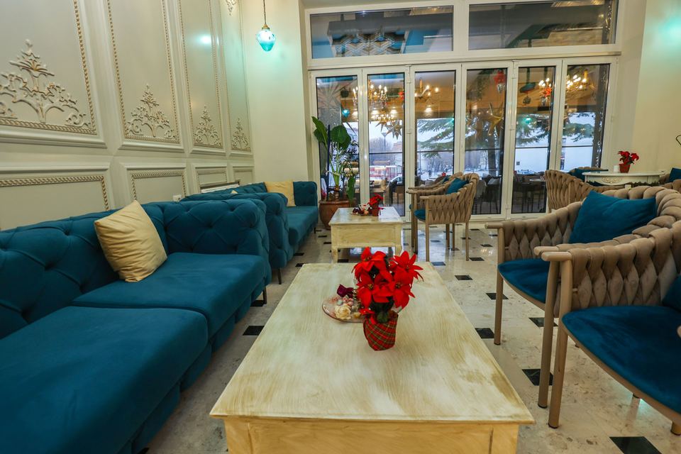 Teal lounge